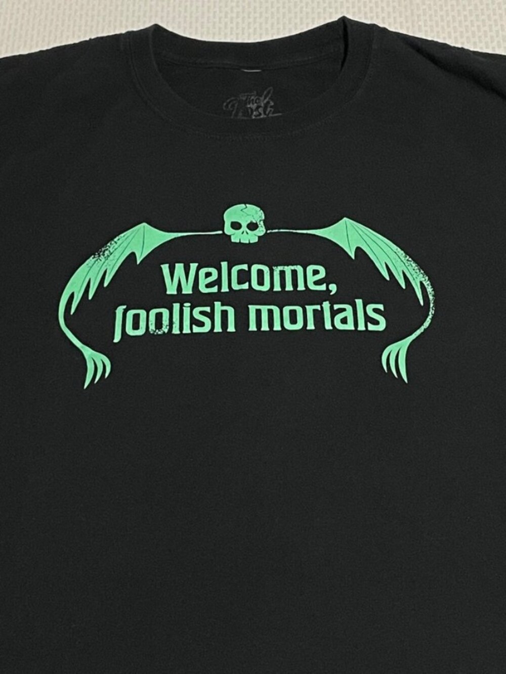 The Lost Bros - Disney Haunted Mansion Black Graphic Long Sleeve 3XL *RARE*